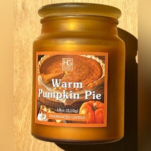 Warm Pumpkin Pie Fragranced Candle 18oz